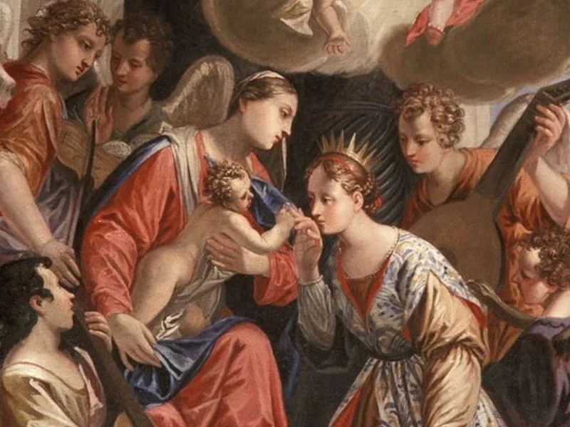 1662-Alessandro Lanfranchi - Sposalizio mistico di Santa Caterina